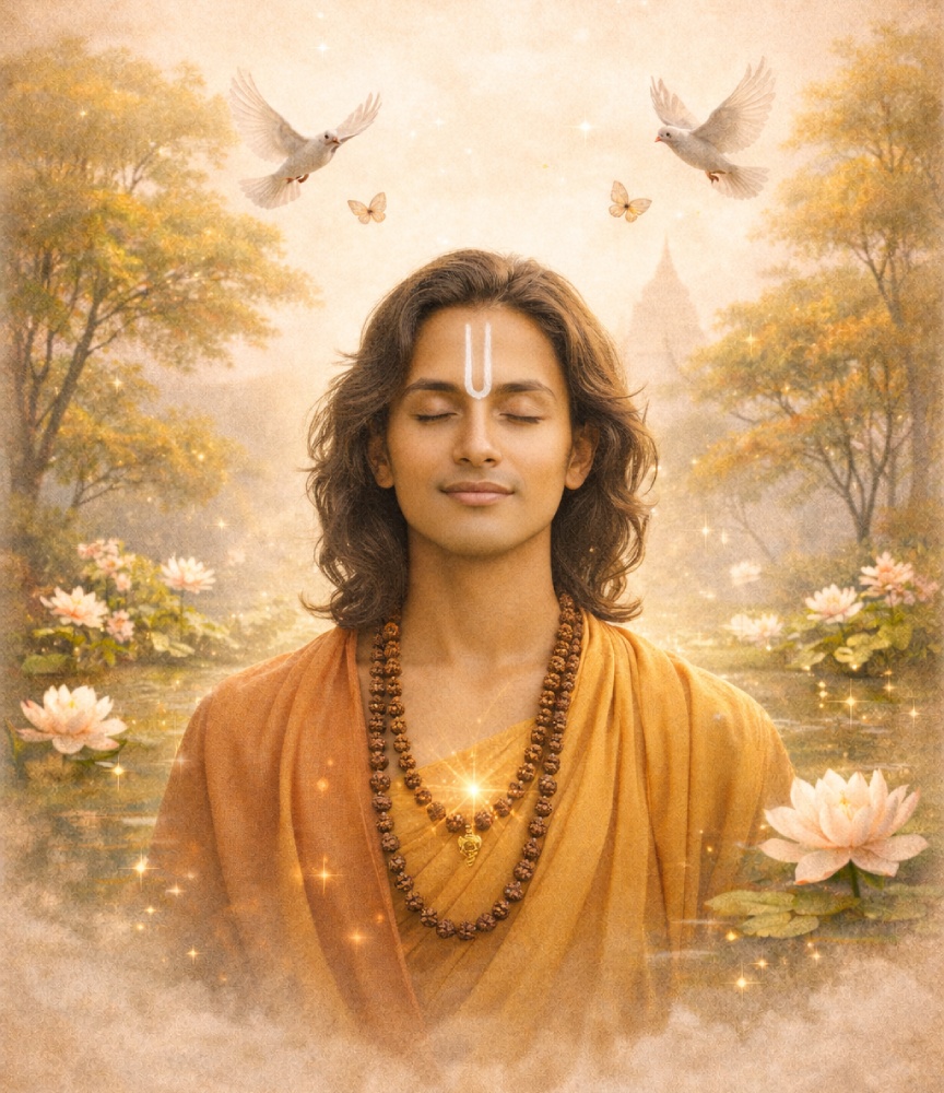 a spiritually grown person feeling peace and positivity